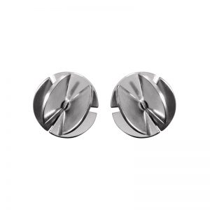 product Fan Sphere stud earrings S silver