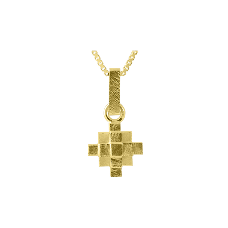product Andes Cross pendant necklaces gold