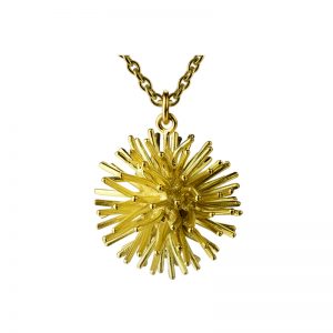 product Pompon pendant necklace gold
