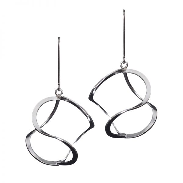 product 3DNA earrings XL silver