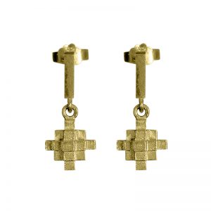product Andes Cross earrings gold