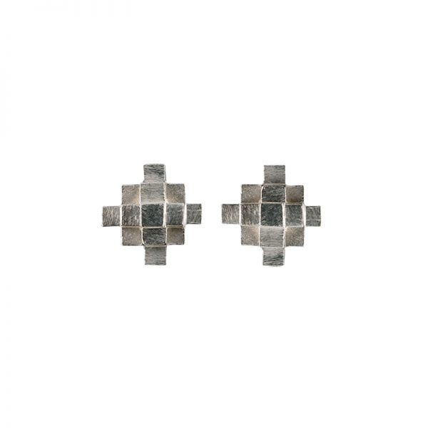 product Andes Cross stud earrings silver