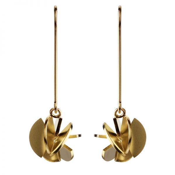 product Fan Sphere earrings S gold