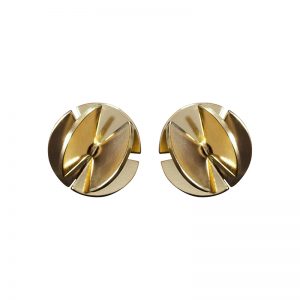 product Fan Sphere stud earrings S gold