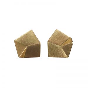 product Flake stud earrings S gold