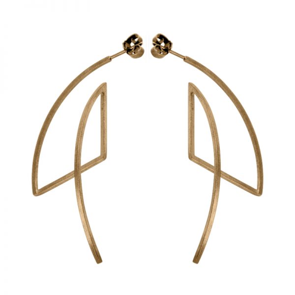 product Fold earrings gold