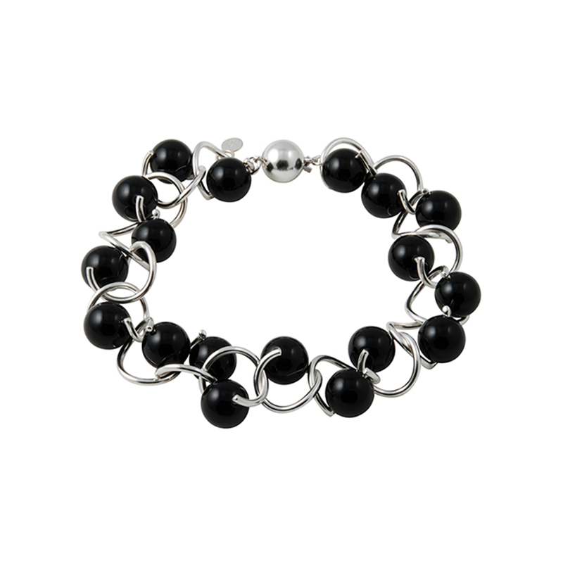 product Twist bracelets silver onyx