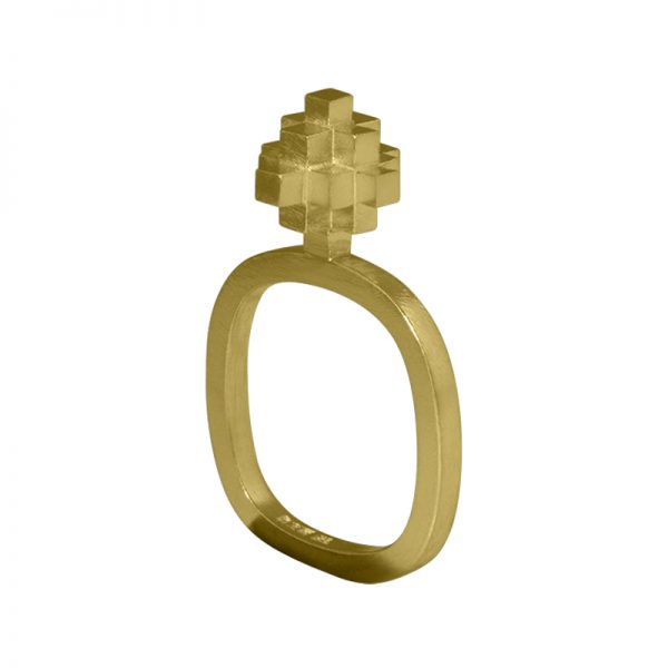 product Andes Cross ring gold