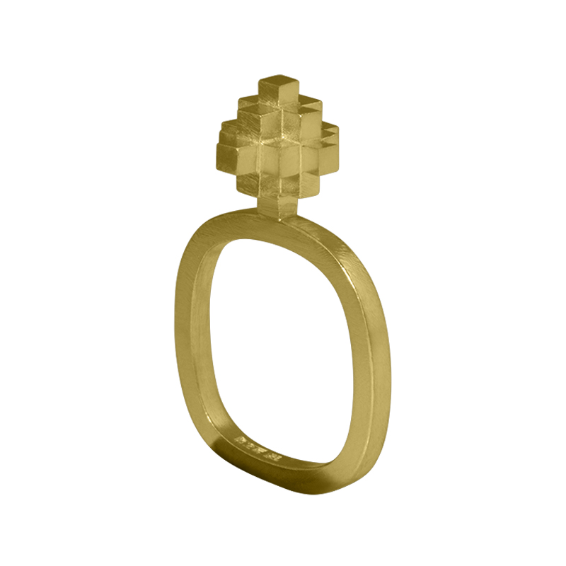 product Andes Cross rings gold