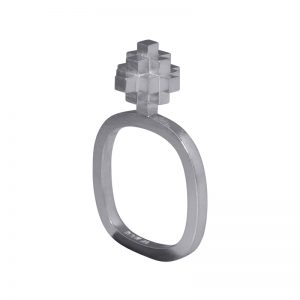 product Andes Cross ring silver