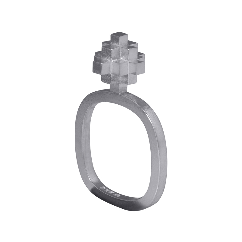 product Andes Cross rings silver