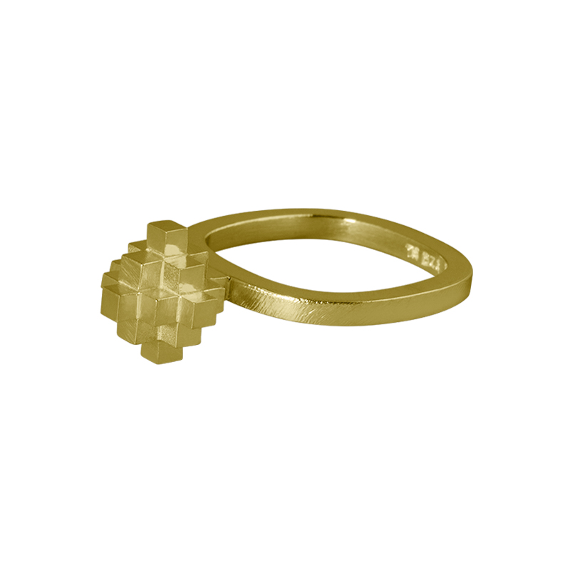 product Andes Cross rings gold