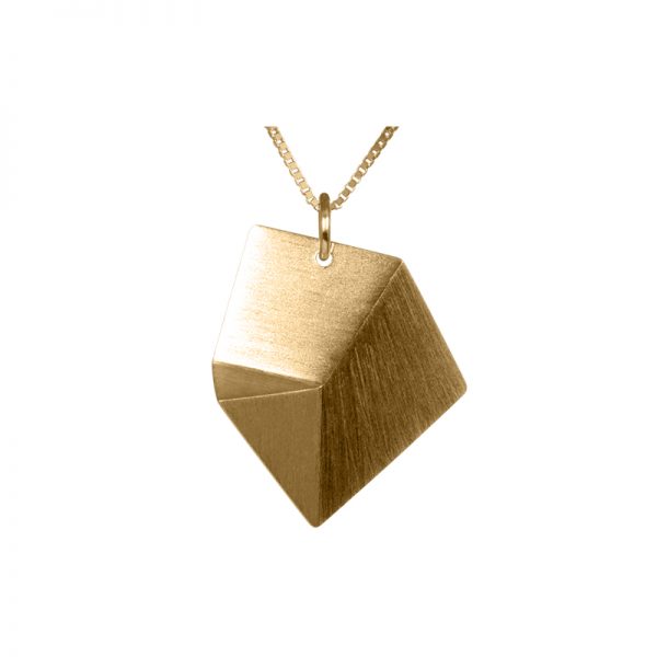 product Flake necklace M gold