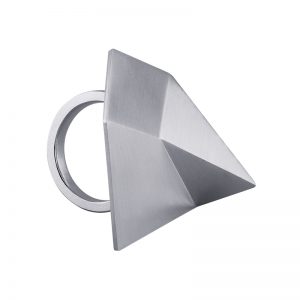product Flake ring silver