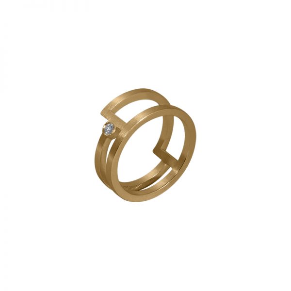 product Fold ring gold