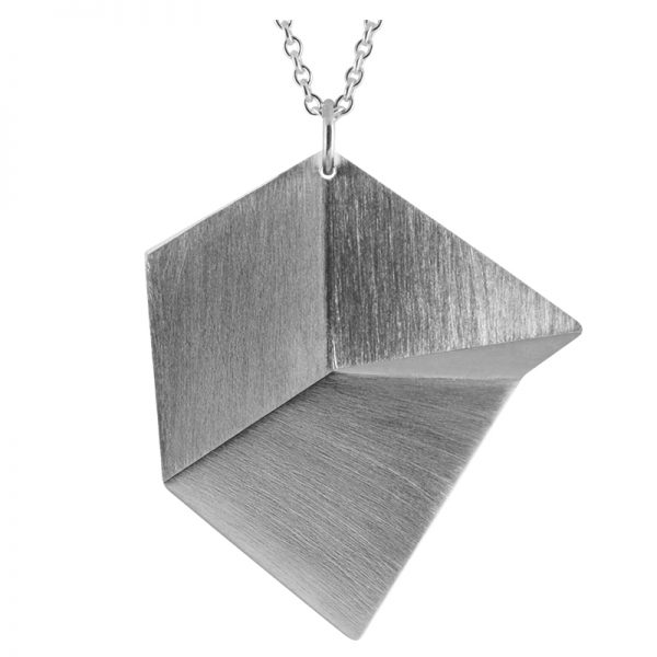product Flake pendant necklace L silver