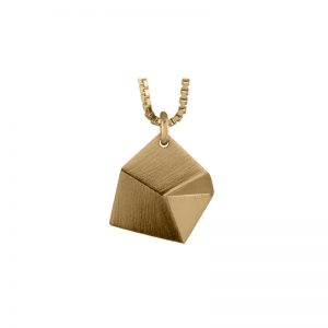product Flake pendant necklace S gold