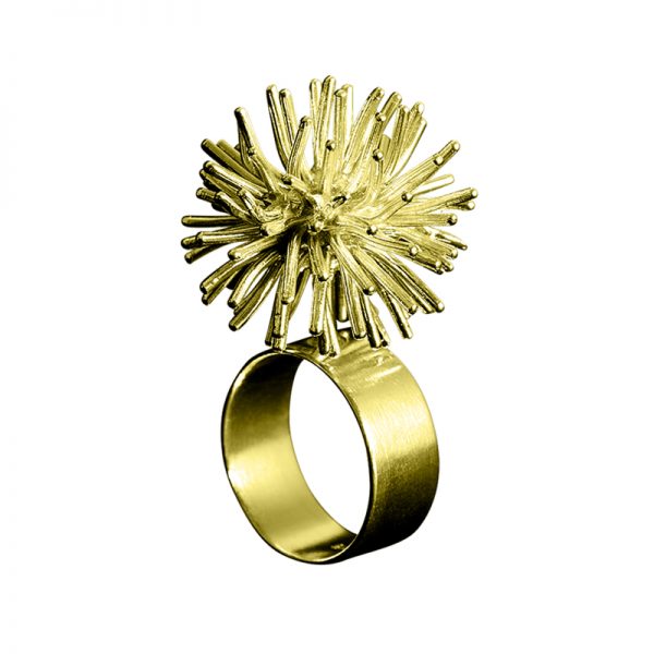 product Pompon ring gold