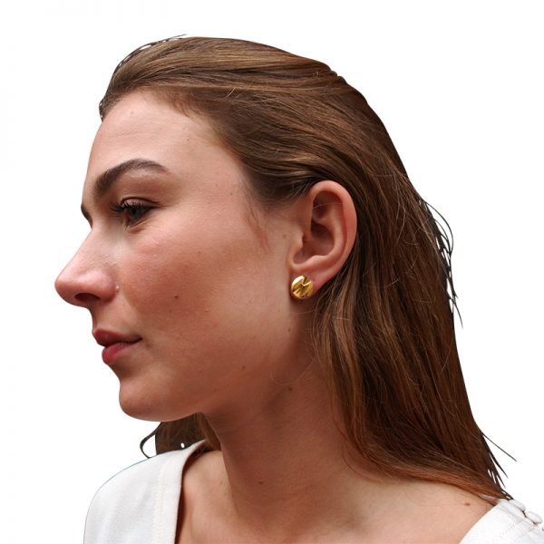 product Fan Sphere stud earrings S gold