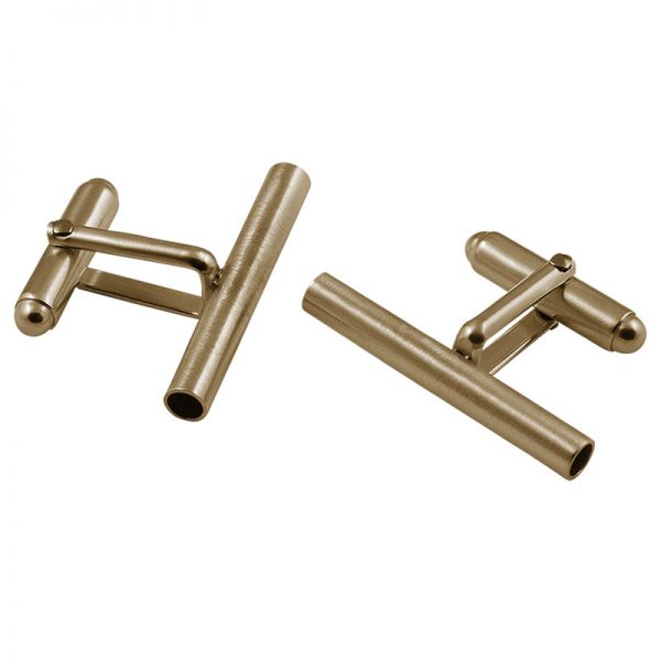 product tube cufflinks 1 gold