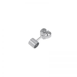 product tube earring 1 silver