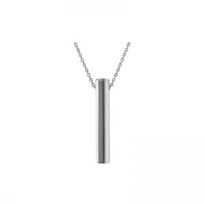product tube necklace 2 silver