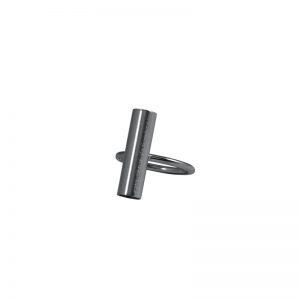 product tube ring 2 oxidized silver
